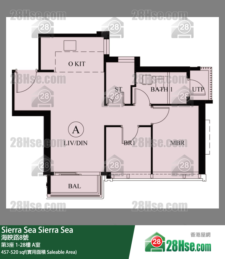 Sierra Sea Unit FloorPlan (Provided by 28Hse)