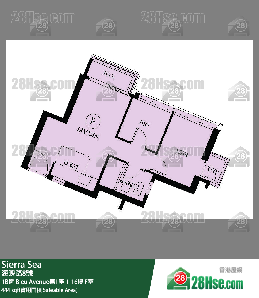 Sierra Sea Unit FloorPlan (Provided by 28Hse)