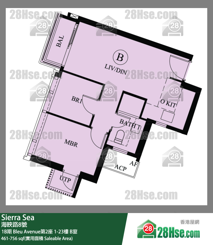 Sierra Sea Unit FloorPlan (Provided by 28Hse)