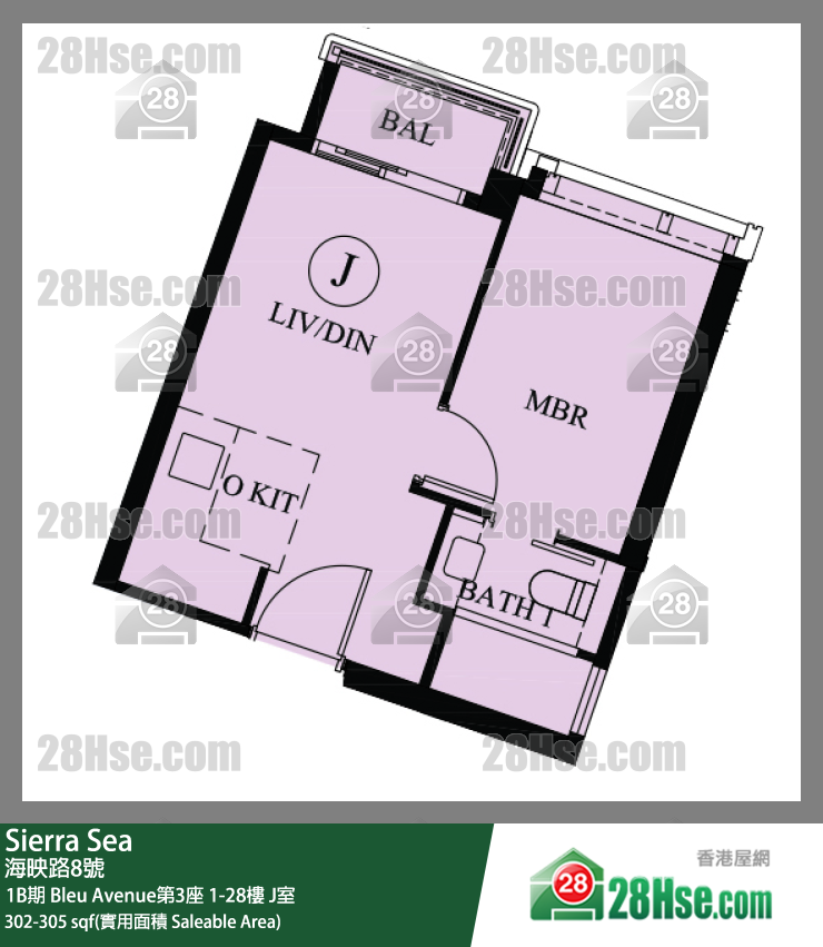 Sierra Sea Unit FloorPlan (Provided by 28Hse)