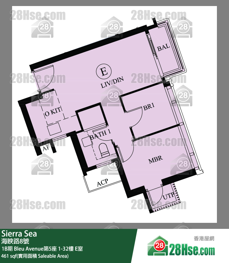 Sierra Sea Unit FloorPlan (Provided by 28Hse)