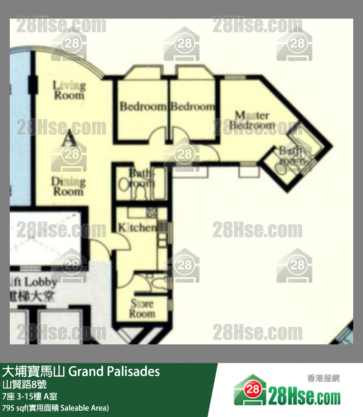 Grand Palisades Unit FloorPlan (Provided by 28Hse) Grand Palisades Unit FloorPlan (Provided by 28Hse)