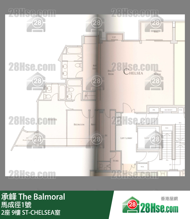 承峰 2座9樓 ST-CHELSEA室 平面圖