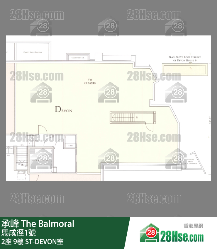 承峰 单位平面图(由 28Hse 提供)