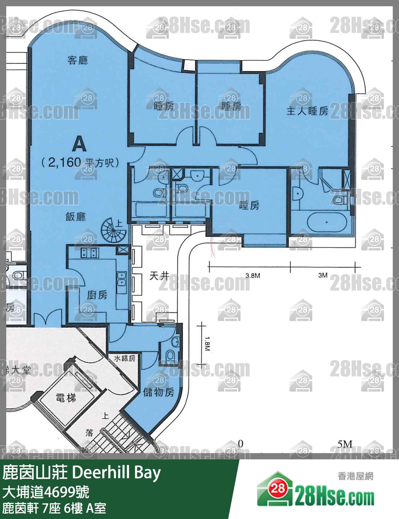鹿茵山莊 鹿茵軒7座6樓 A室 平面圖