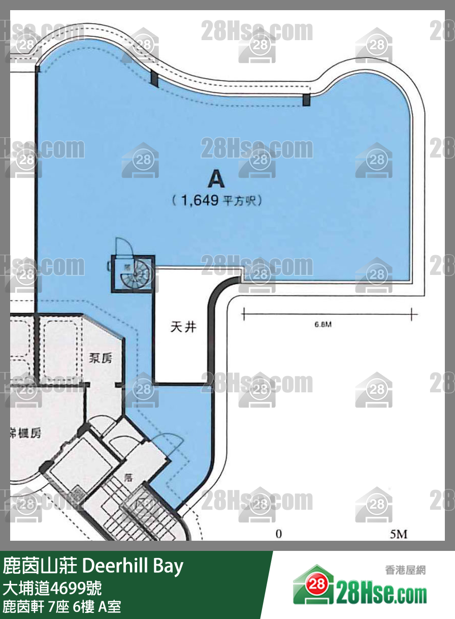鹿茵山莊 鹿茵軒7座6樓 A室 平面圖