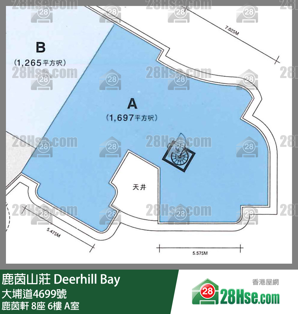 鹿茵山庄 鹿茵轩8座6楼 A室 平面图