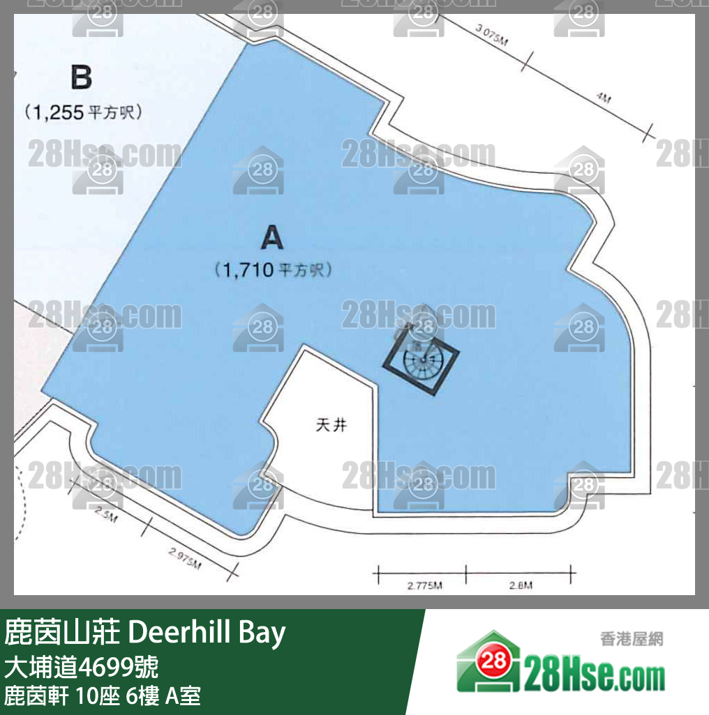 鹿茵山庄 鹿茵轩10座6楼 A室 平面图