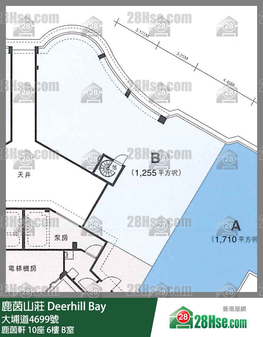 鹿茵山庄 鹿茵轩10座6楼 B室 平面图