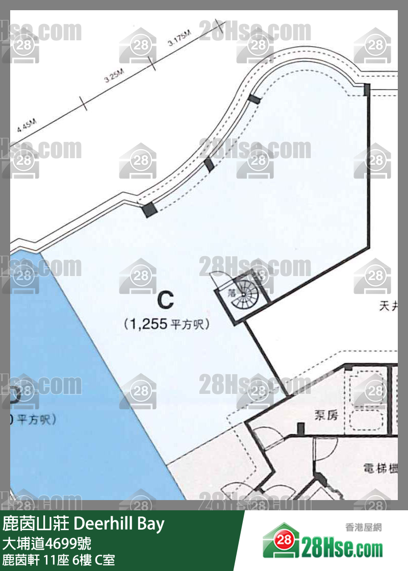 鹿茵山庄 鹿茵轩11座6楼 C室 平面图
