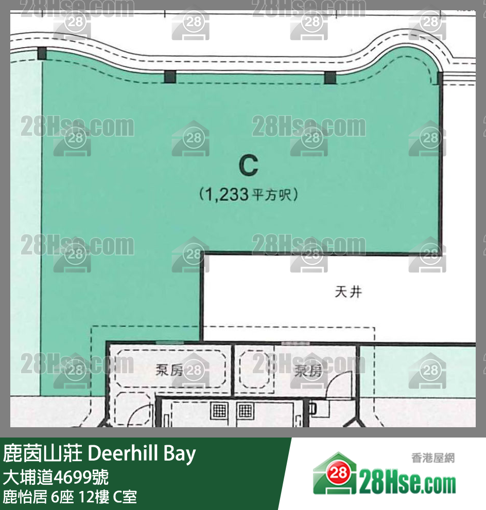 鹿茵山庄 鹿怡居6座12楼 C室 平面图