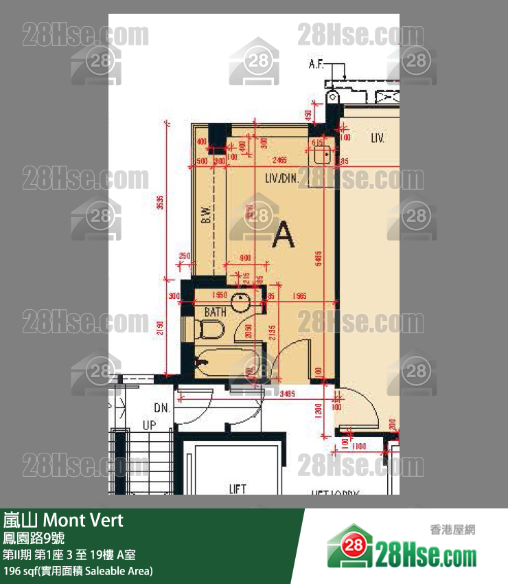 Mont Vert Unit FloorPlan (Provided by 28Hse)
