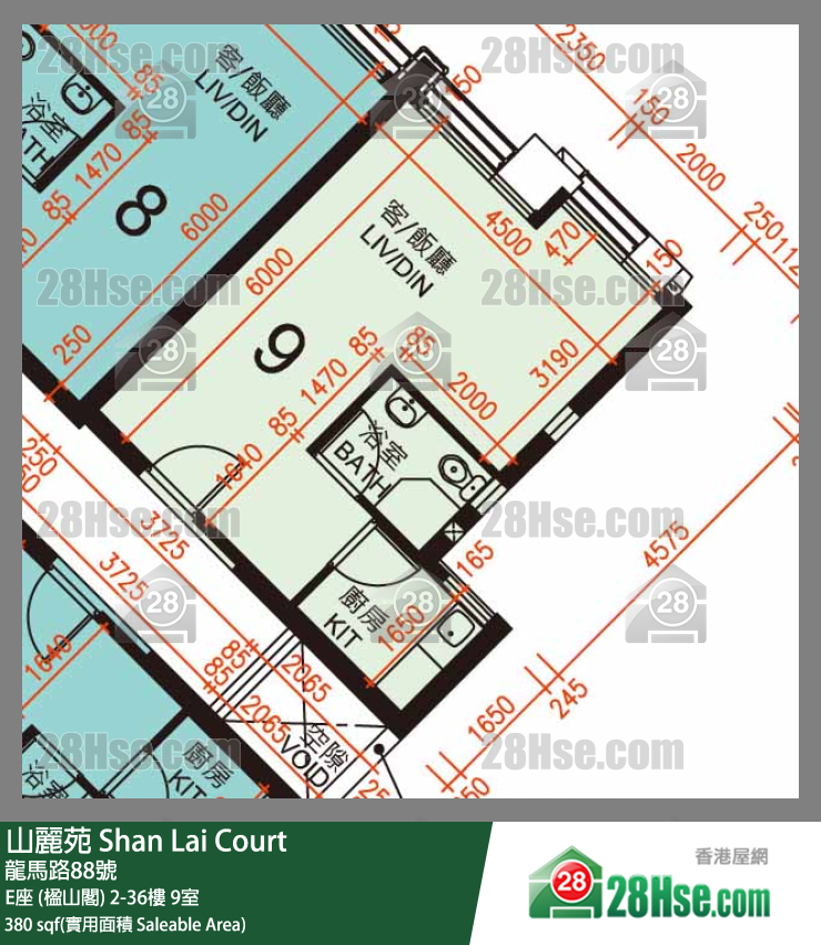 Shan Lai Court Unit FloorPlan (Provided by 28Hse)
