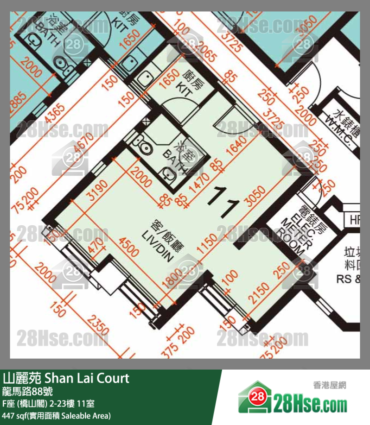 Shan Lai Court Unit FloorPlan (Provided by 28Hse)