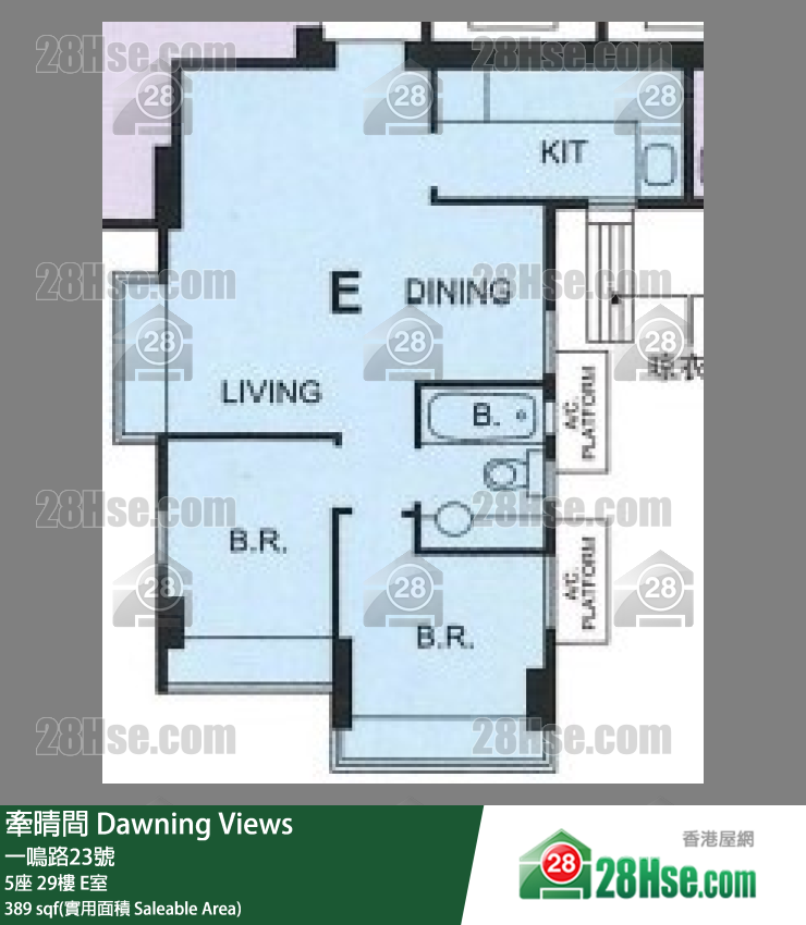 Dawning Views Unit FloorPlan (Provided by 28Hse)