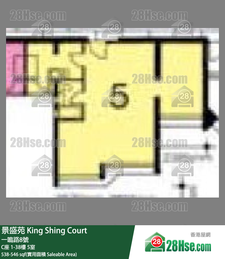 King Shing Court Unit FloorPlan (Provided by 28Hse)
