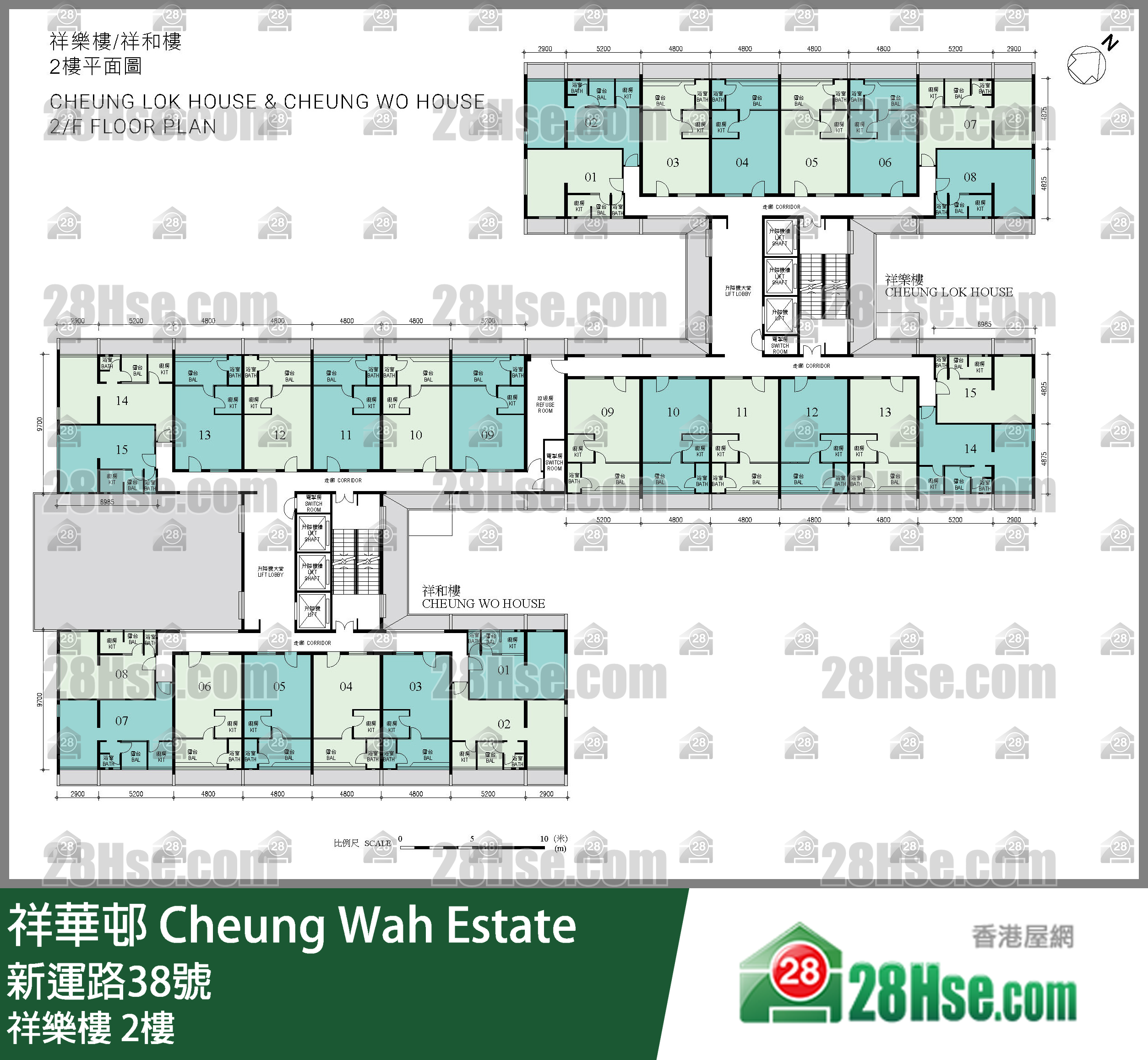 祥乐楼 2楼 平面图