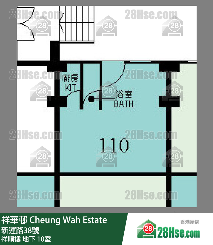 祥華邨 祥順樓 10室 平面圖