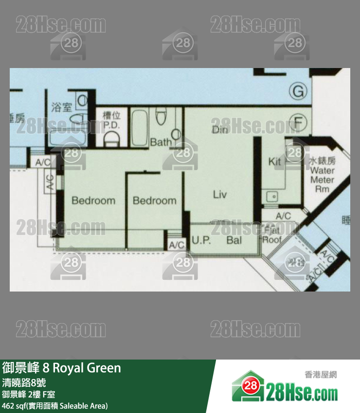 御景峰 御景峰 2楼 F室 平面图