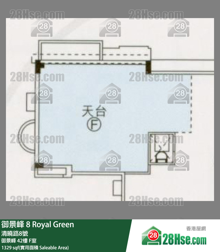 8 Royal Green Unit FloorPlan (Provided by 28Hse)