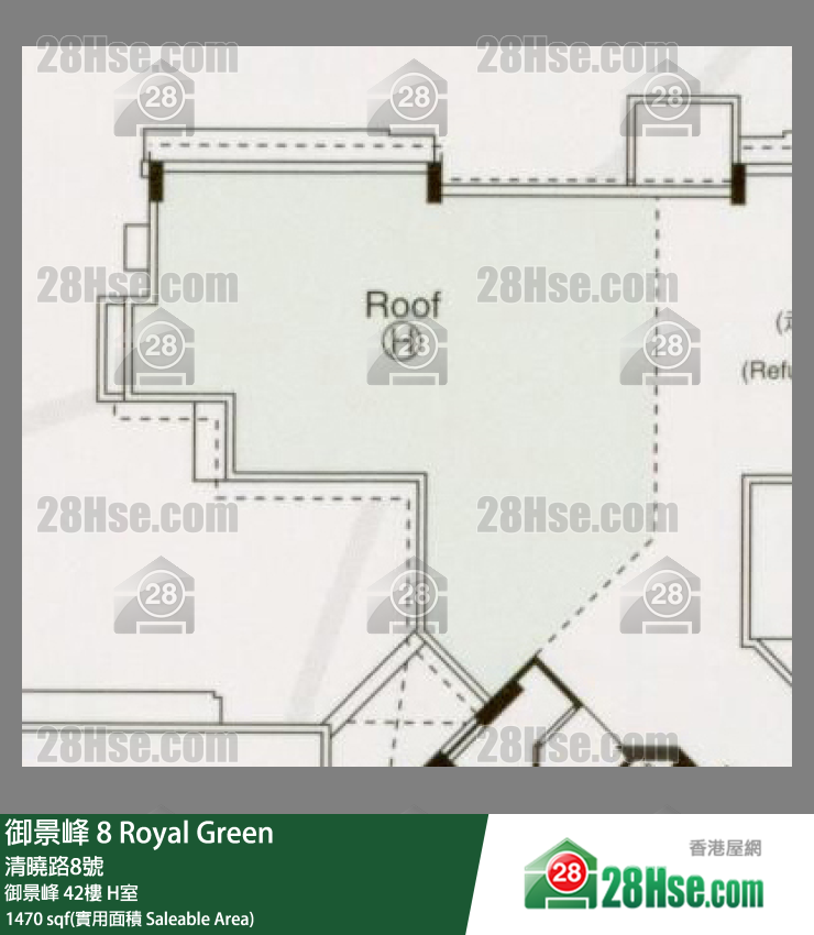 御景峰 御景峰42樓 H室 平面圖