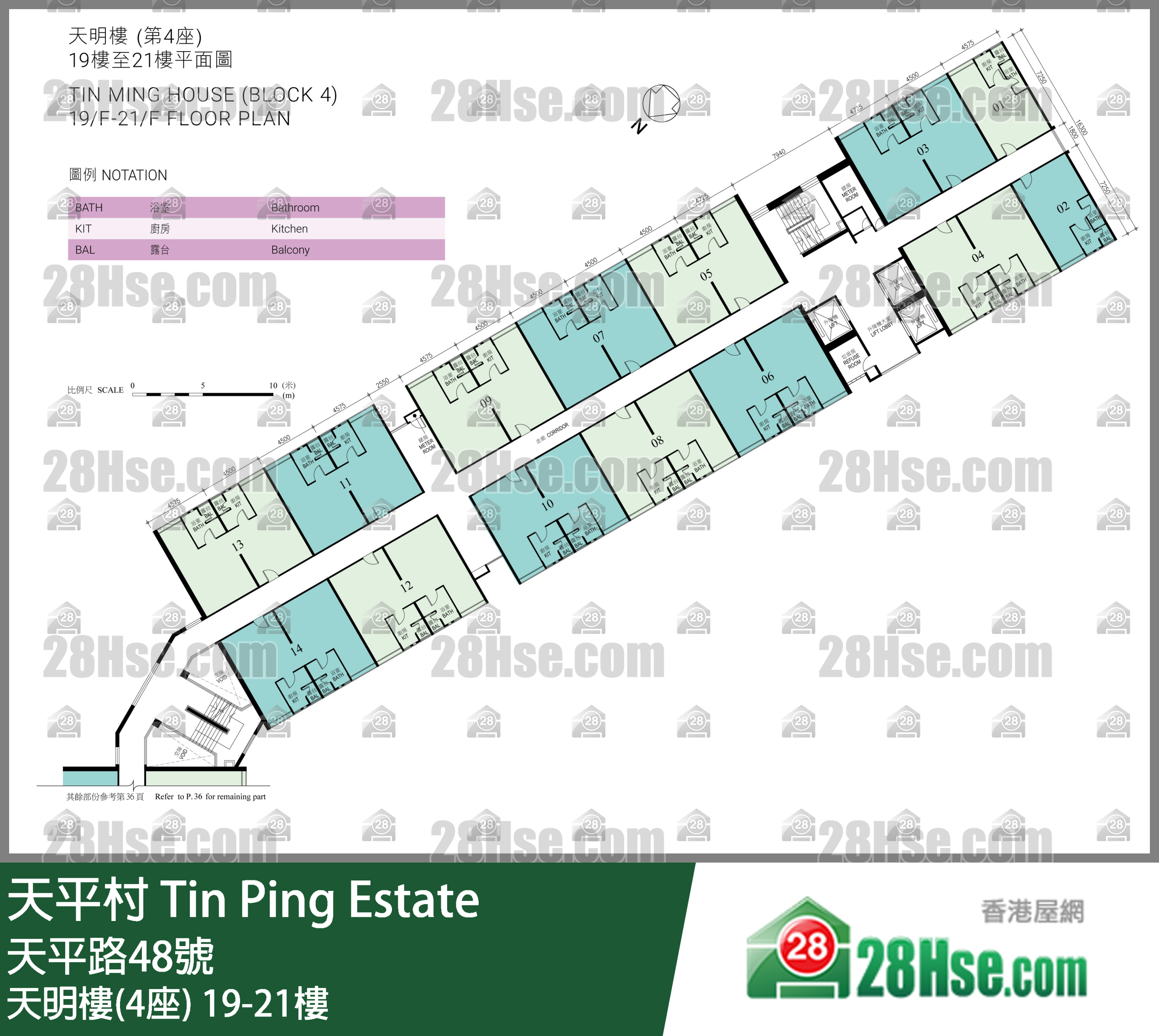 Block 4 19/f To 21/f FloorPlan