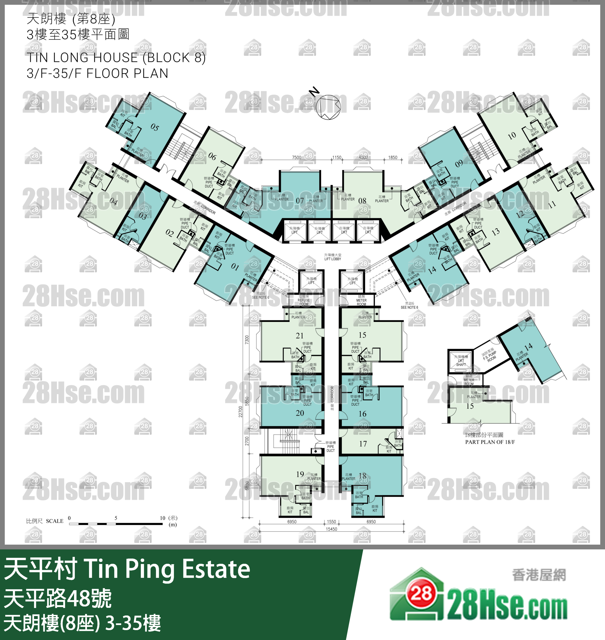Block 8 3/f To 35/f FloorPlan