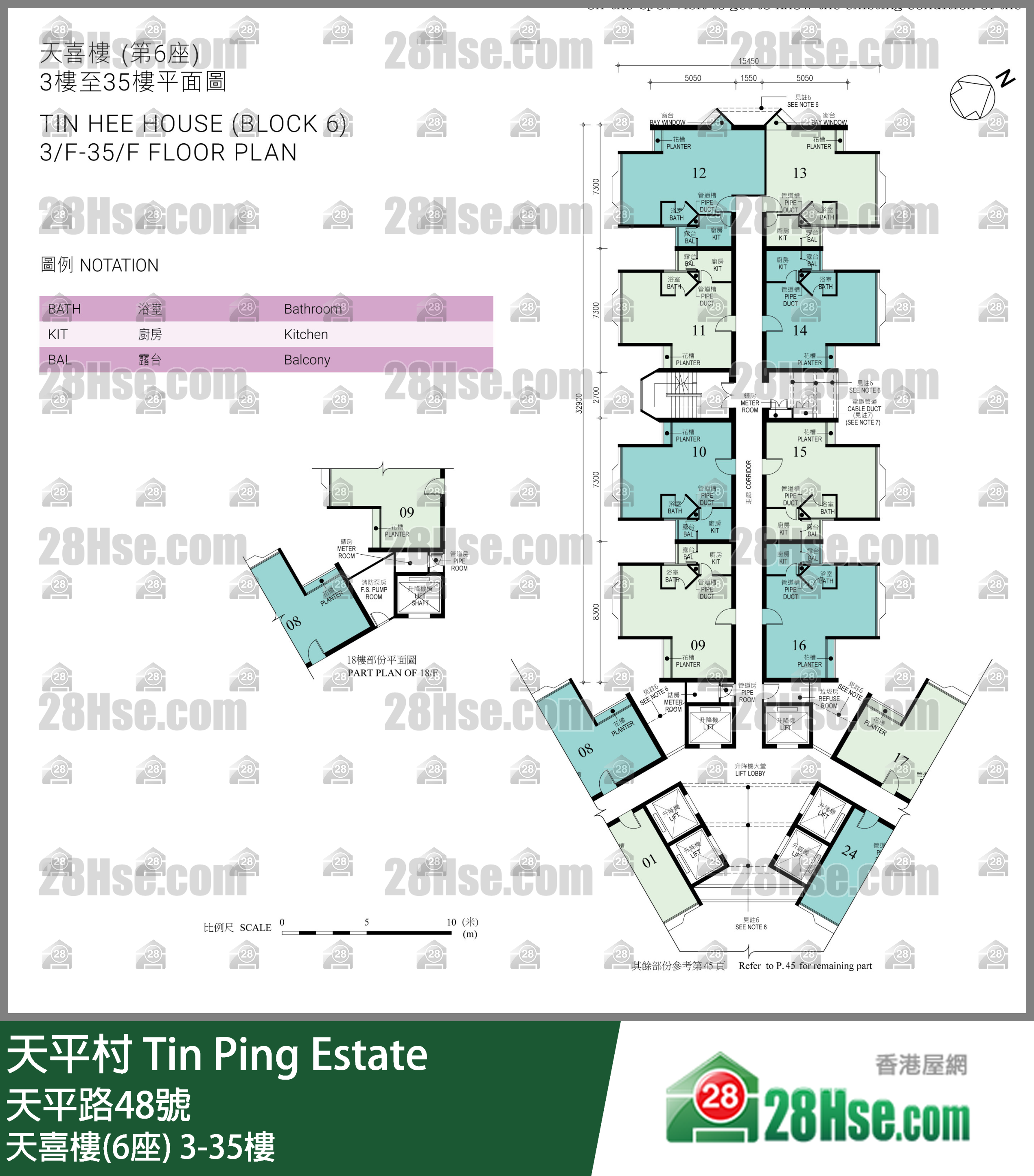 Block 6 3/f To 35/f FloorPlan