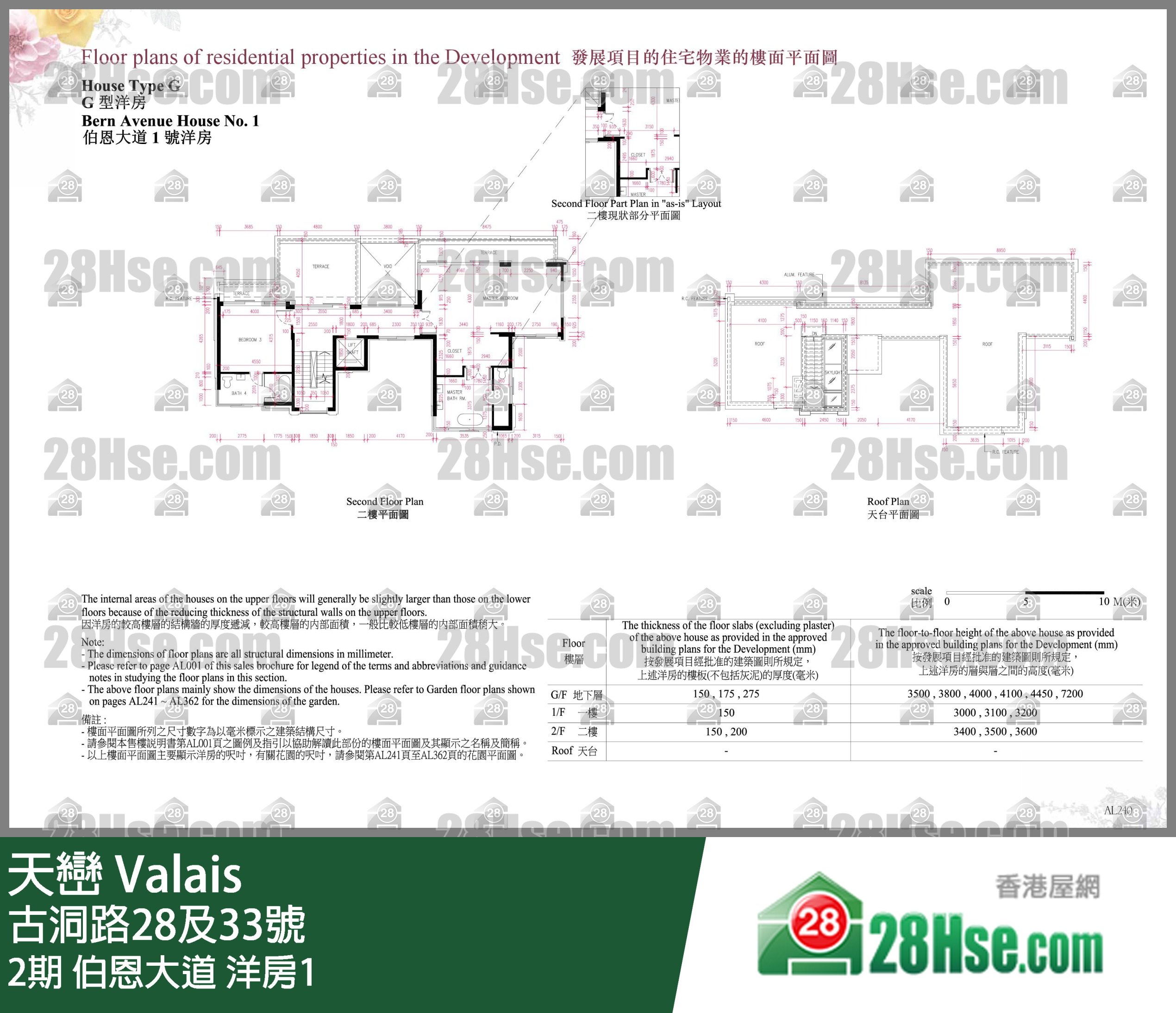 天巒 2期伯恩大道 洋房1 平面圖