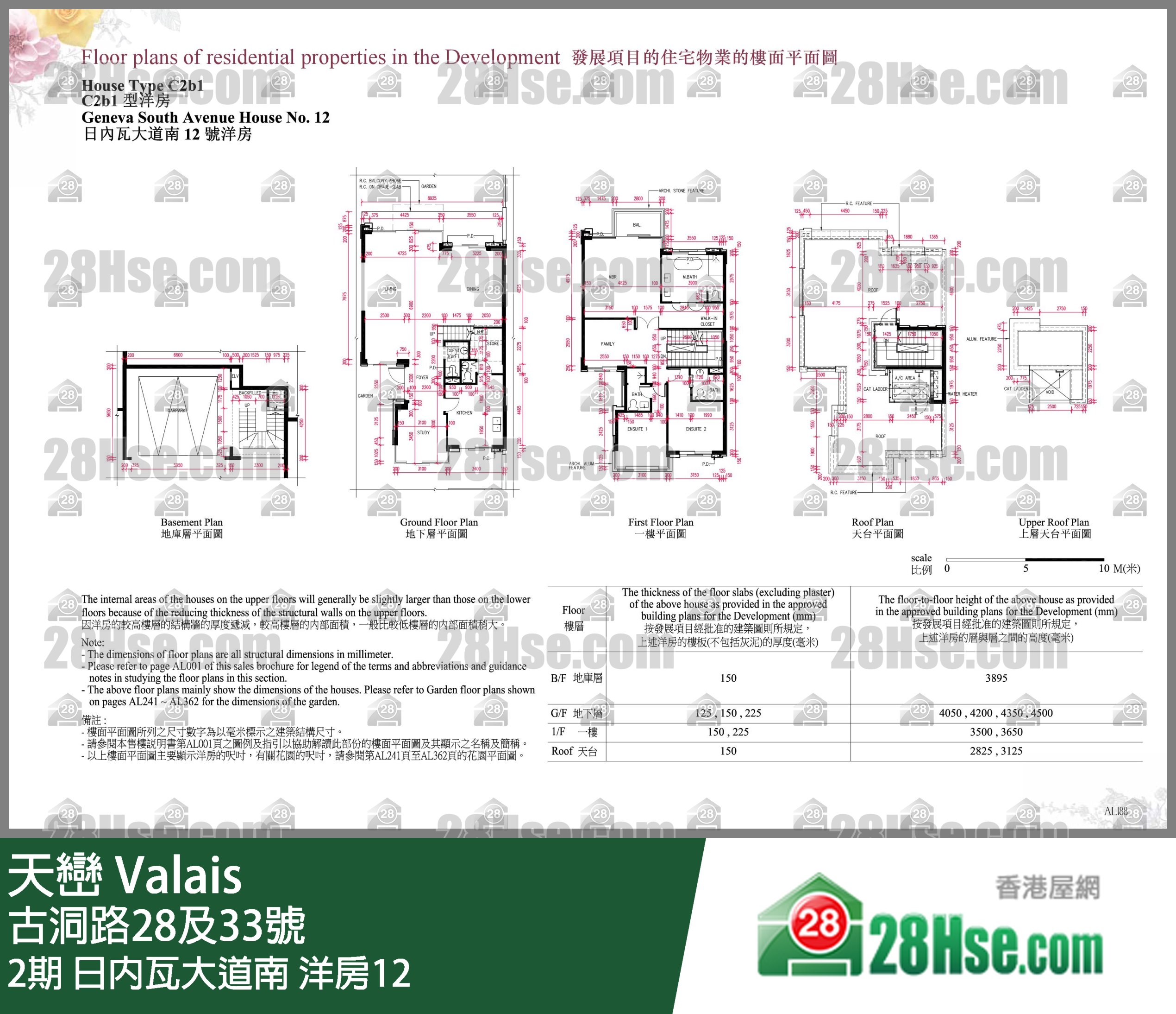 Valais Unit FloorPlan (Provided by 28Hse)