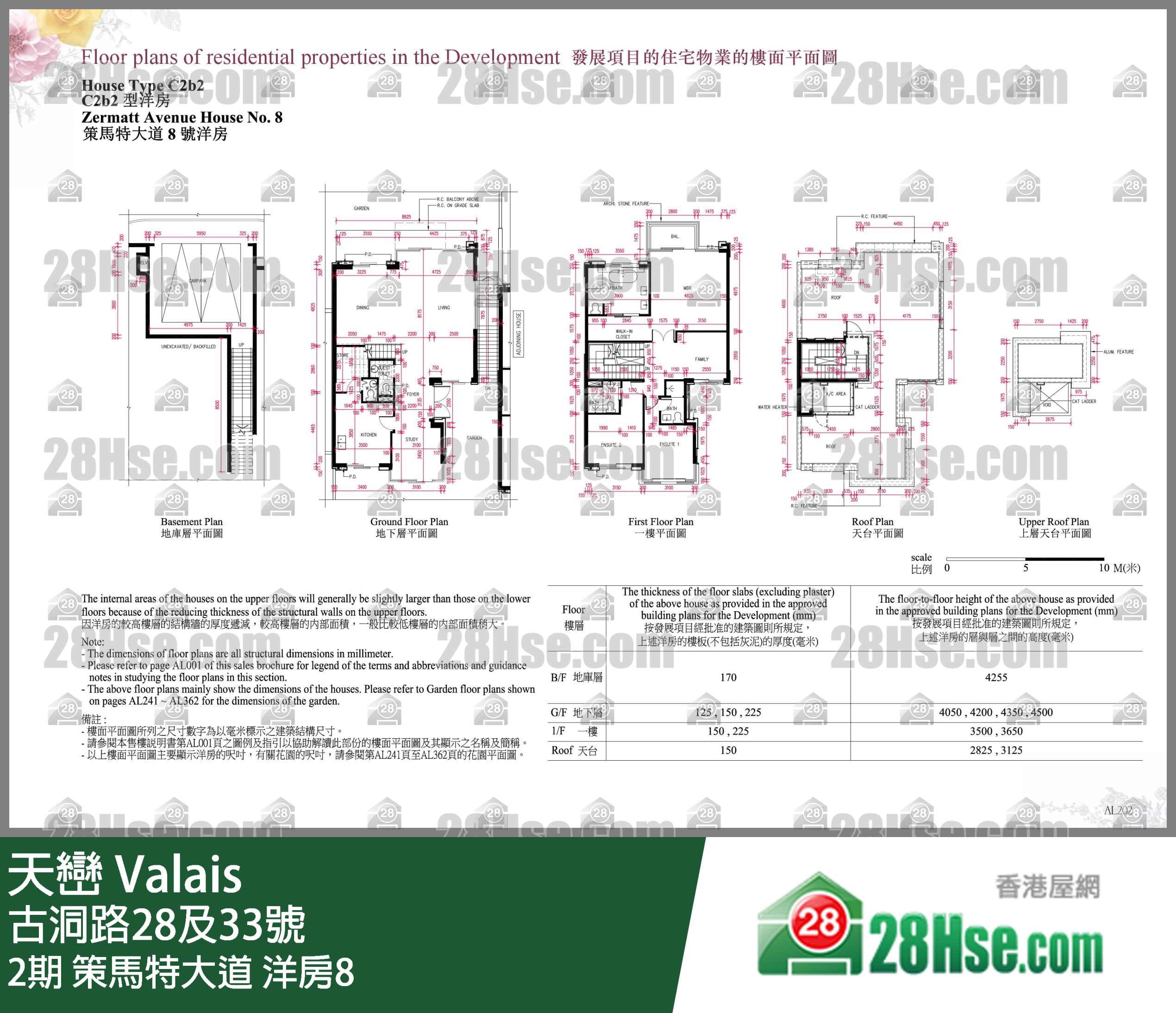 天巒 2期策馬特大道 洋房8 平面圖