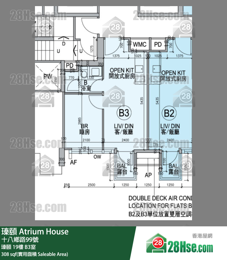 瑧頤 瑧頤 19樓 B3室 平面圖