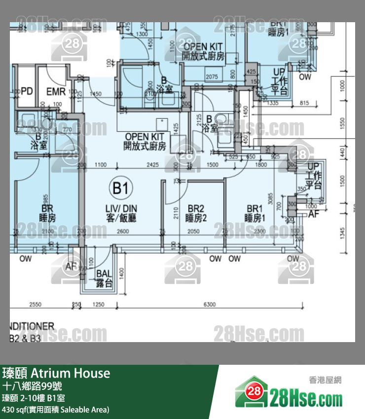瑧頤 瑧頤 2樓 B1室 平面圖