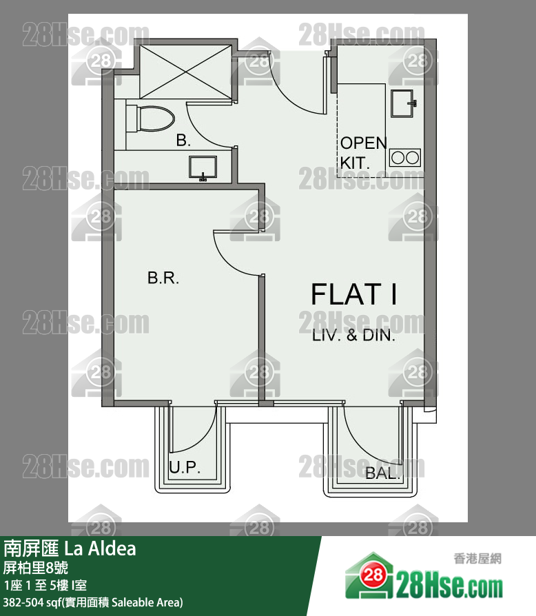 南屏汇 大厦1座5楼 I室 平面图