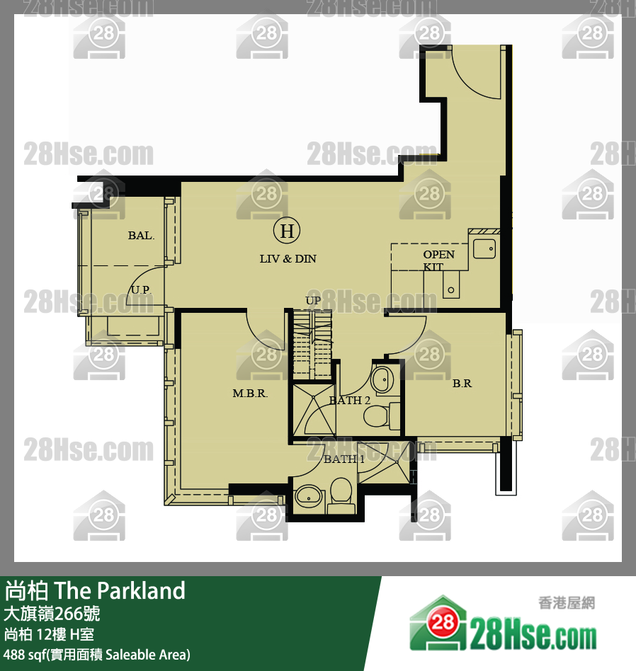 尚柏 尚柏 12樓 H室 平面圖
