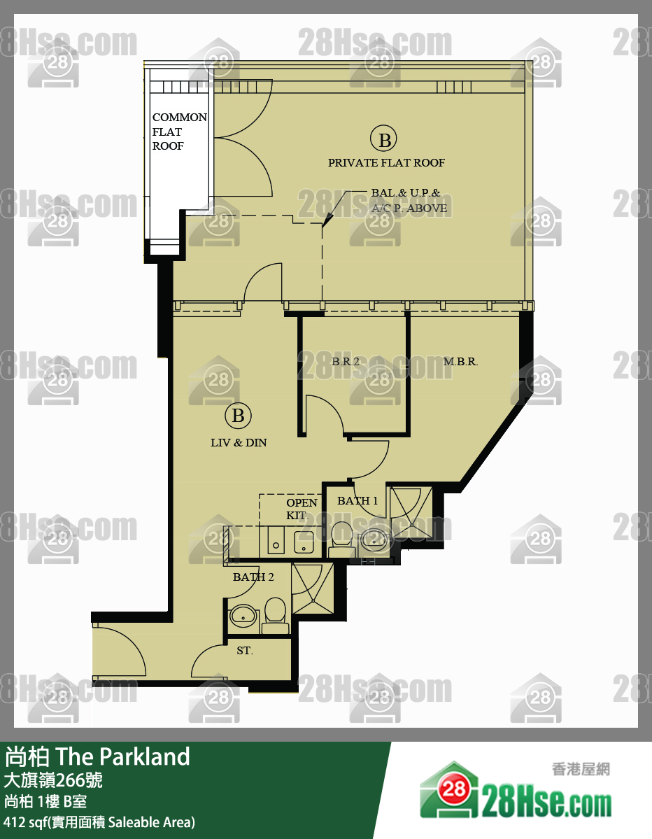 尚柏 尚柏 1樓 B室 平面圖