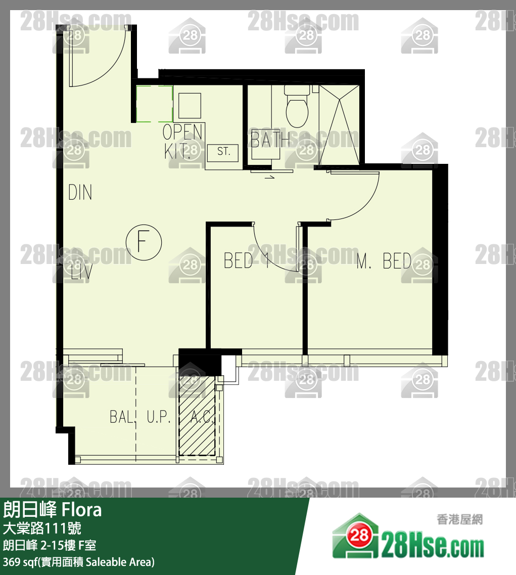 朗日峰 朗日峰5樓 F室 平面圖
