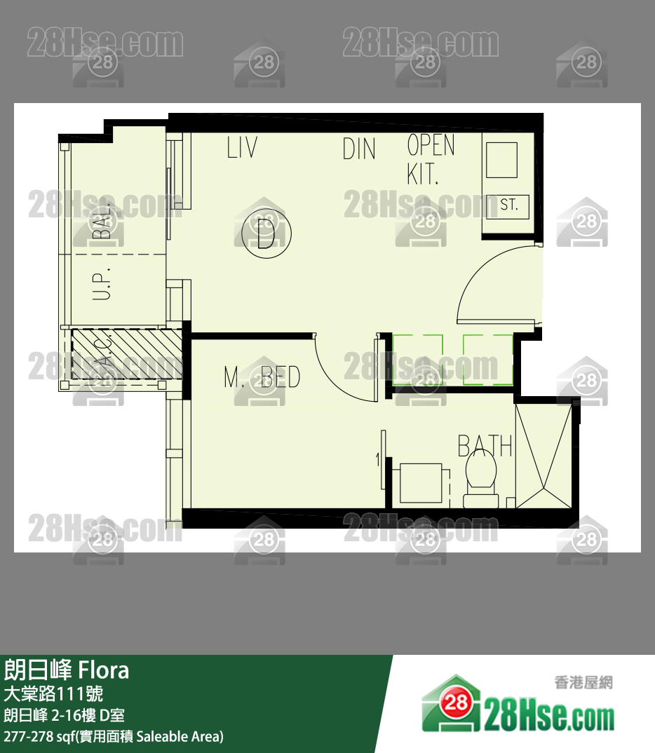 朗日峰 朗日峰3樓 D室 平面圖