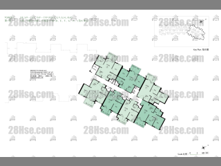第1座 3-17楼 平面图