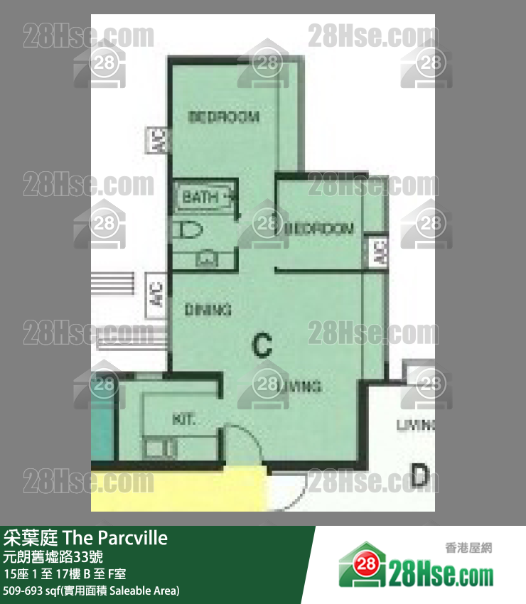 采葉庭 15座11樓 C室 平面圖