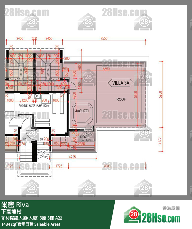爾巒 菲利提諾大道(大廈)3座3樓 A室 平面圖