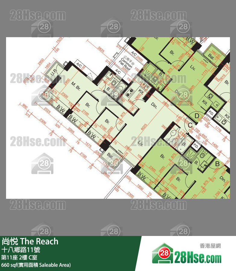 尚悅 第11座 2樓 C室 平面圖