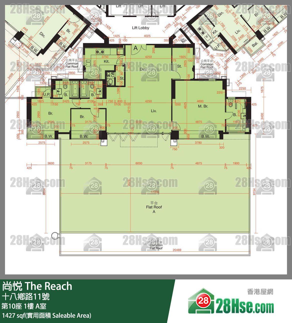 尚悅 第10座 1樓 A室 平面圖