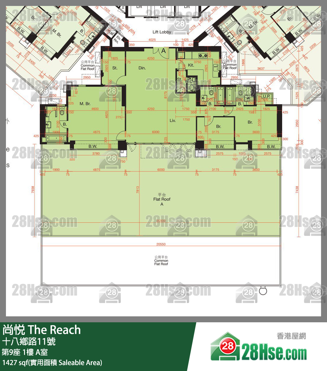尚悦 第9座1楼 A室 平面图