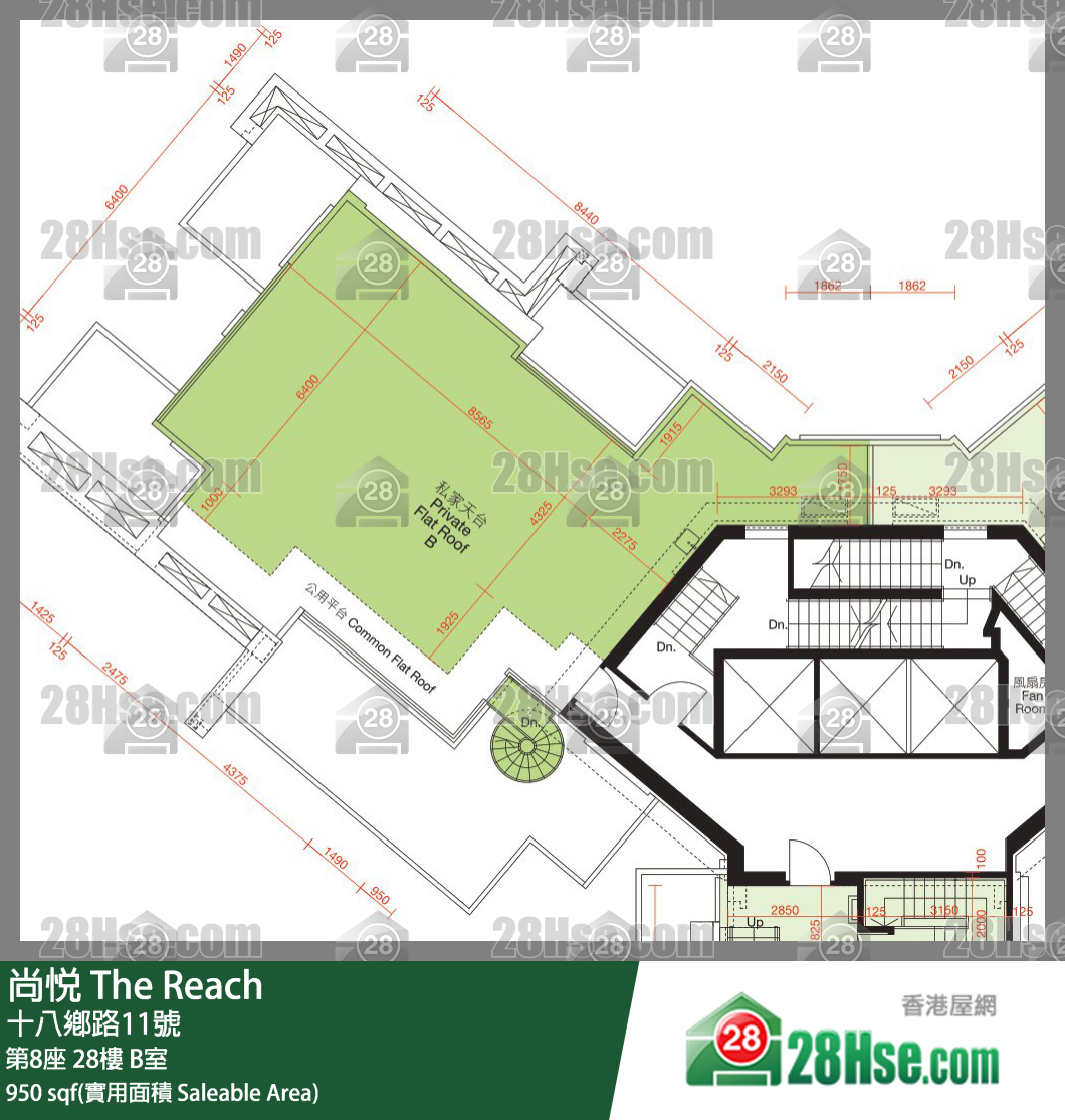 尚悦 单位平面图(由 28Hse 提供)