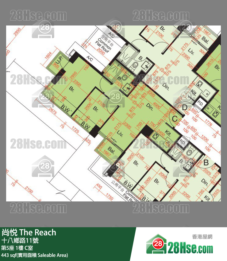 尚悅 第5座 1樓 C室 平面圖