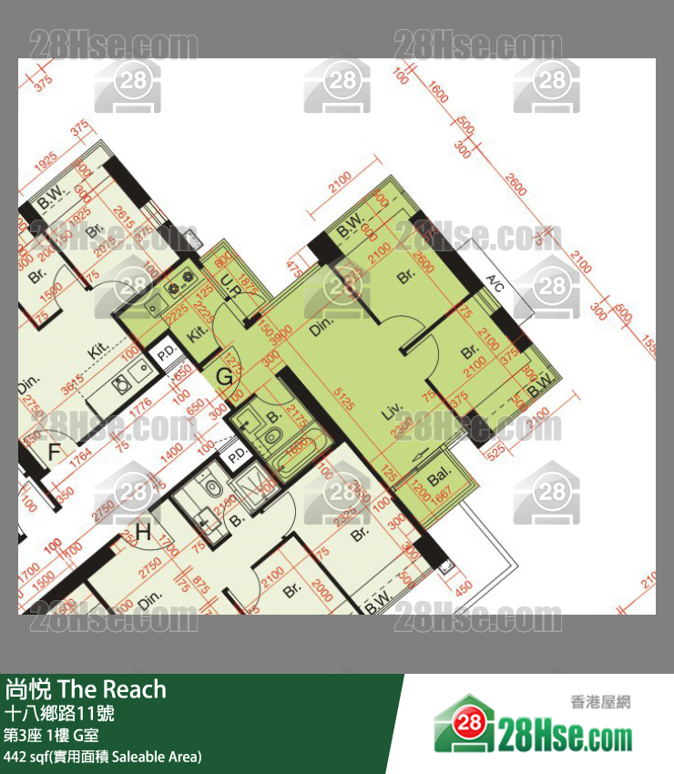 尚悦 第3座 1楼 G室 平面图