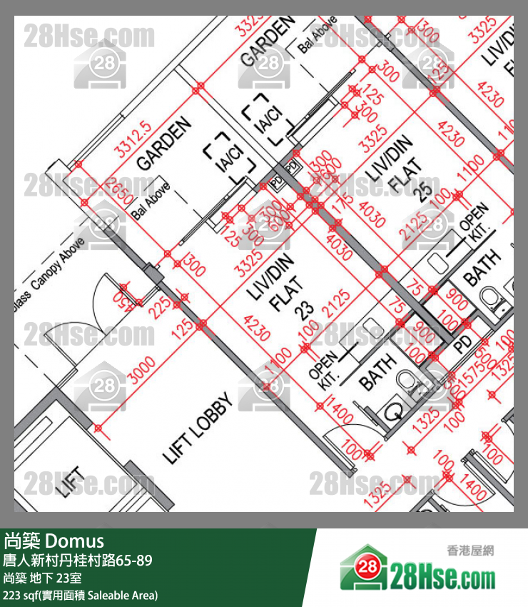 尚築 大廈 尚築 23室 平面圖