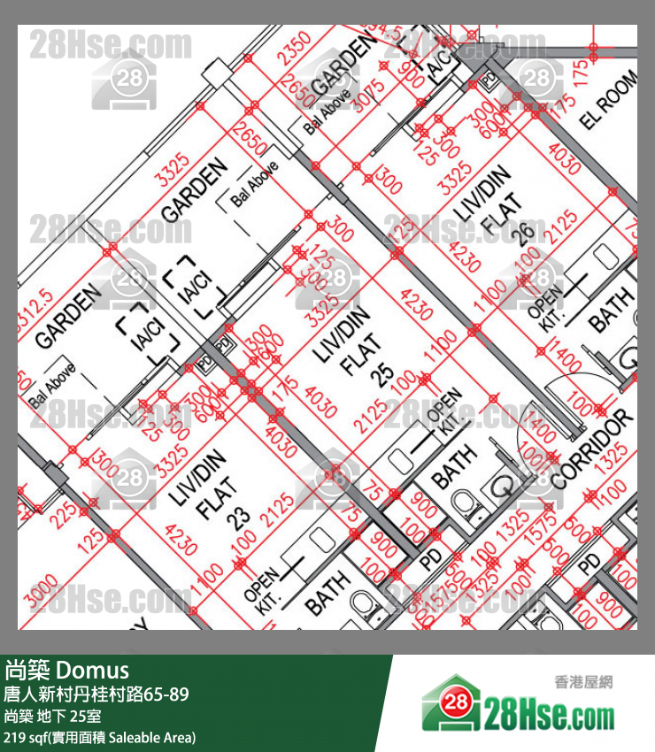 尚築 大廈 尚築 25室 平面圖