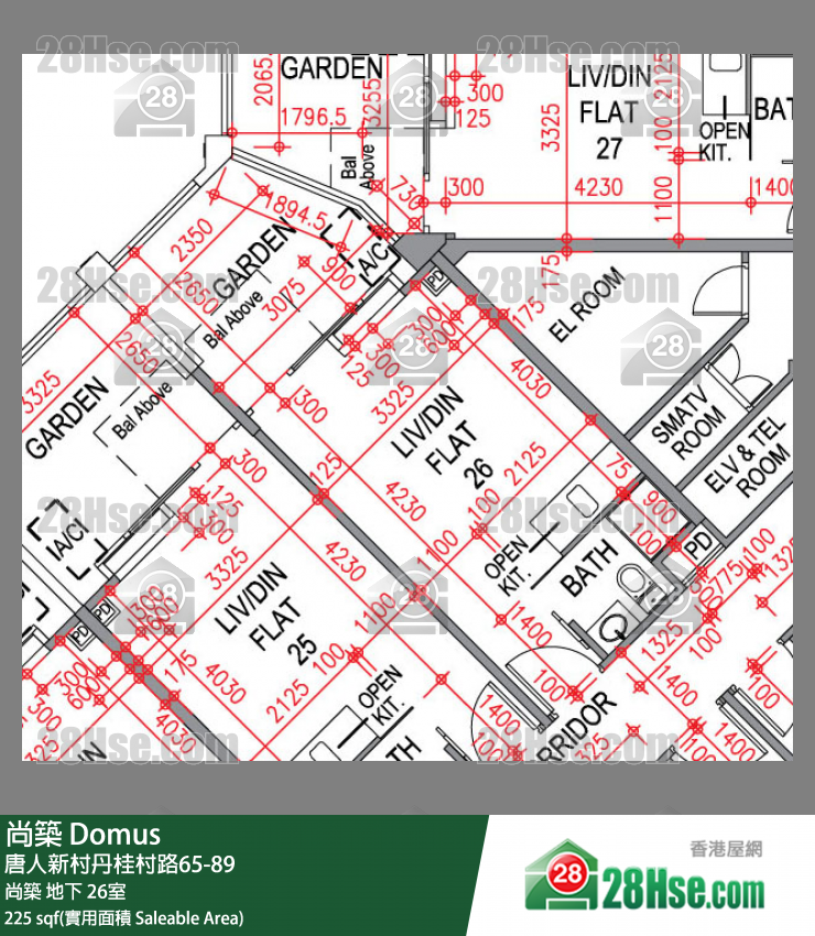 尚築 大廈 尚築 26室 平面圖
